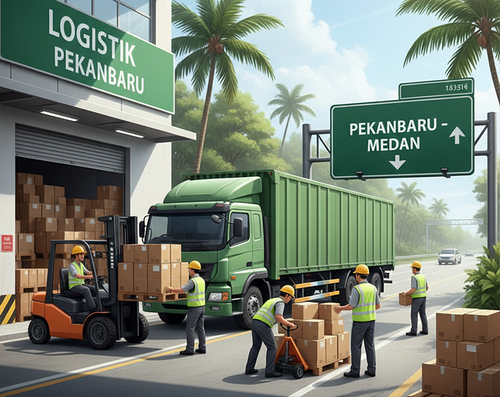 kirim barang Pekanbaru ke Medan